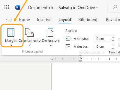 Come Modificare I Margini Di Un Documento Word Nigiara It